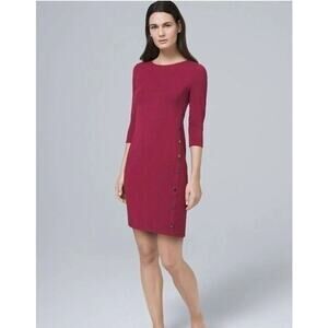 White House Black Market Red Dress